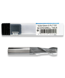 PRESTO 12.0mm x 12.0mm Solid Carbide 2 Flute Slot Drill/End Mill