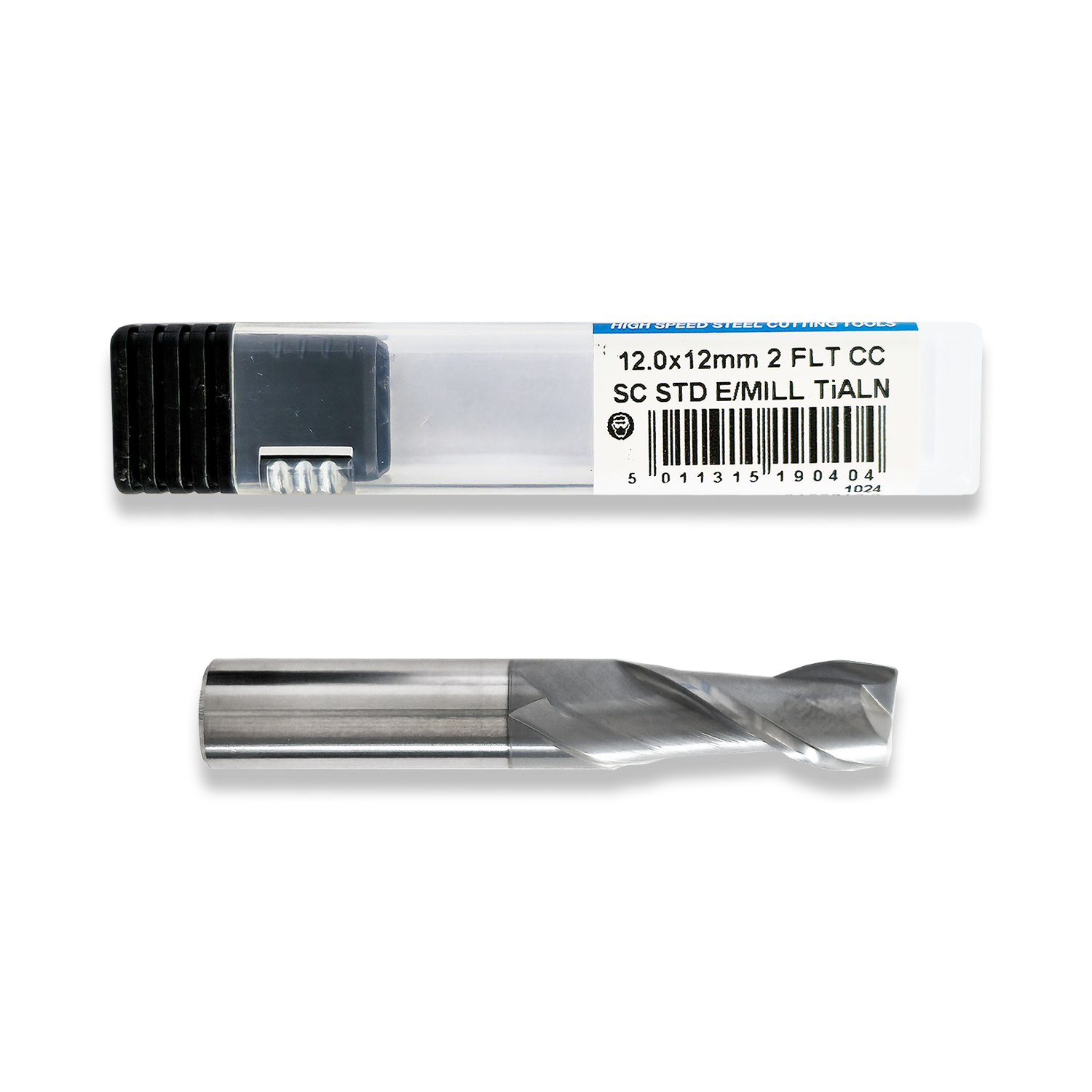 PRESTO 12.0mm x 12.0mm Solid Carbide 2 Flute Slot Drill/End Mill