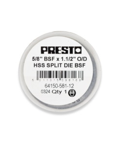 PRESTO 5/8" BSF HSS Split Die