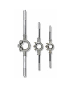 SET OF THREE DIE STOCKS 13/16", 1", 1-1/2" FOR THREADING DIES